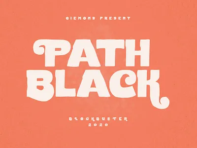 Path Black Font bold font bold typeface design display font download font font font design fonts graphic design lettering logo font retro font type design typeface typeface design typefaces typography vintage font vintage lettering