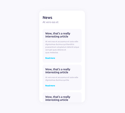 News daily ui dailyui design