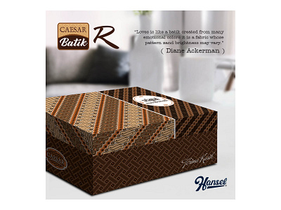 Dus Makanan, Box Makanan, Kemasan Makanan - Caesar Batik R 3d art batik box kue box makanan box mockup branding caesar caesar batik r design dus makanan food food packaging hansel kemasan makanan makanan packaging packaging design percetakan quote snack box