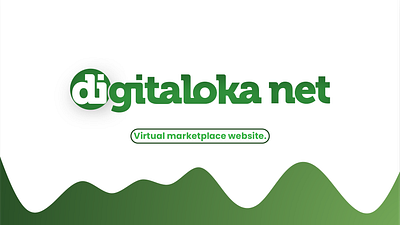 Digitaloka.net Logo for Virtual Marketplace Website branding logo