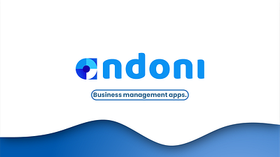 Andoni Logo for Business Management Mobile Apps app branding design icon logo