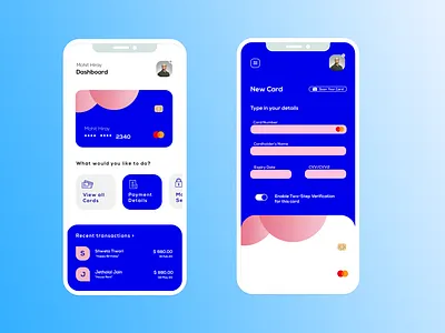 Daily UI #002 - Card Storage app. adobe adobe illustrator app daily ui dailyui dailyui 002 design illustration ui ux web