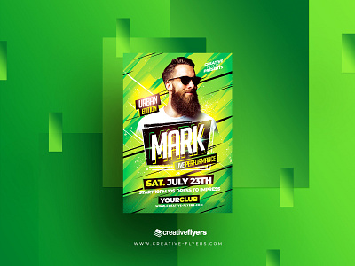 Photoshop Flyer Template affiche artist cards creative creative flyer dj concert flyer dj flyer flyer templates graphic design illustration invites party flyer photoshop posters psd psd flyer