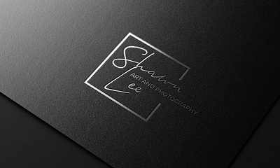 Shawn Lee Art and Photography brand branding design flat logo logo design logo logo design minimal