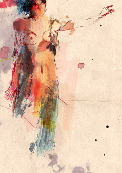 15052020 acrylic art beauty editorial fashion fashionillustration illustration illustration art illustration design ink inspiration nude paper watercolor woman