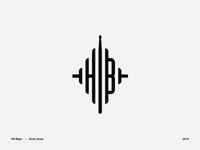 Hit Beat Logo beat drum equalizer hand lettering letter logo design logos logotype logotypes sound symbol typogaphy wave лого логотип