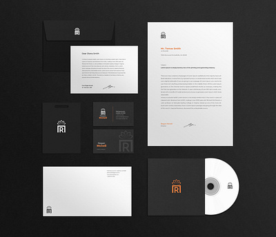 R - Logo Design branding design logo photoshop vector