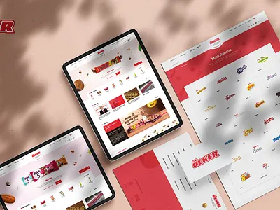 Ülker Redesign biscuit chocolate clean dribbble fresh milk modern redesign simple ui ux uı ülker