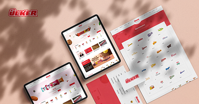 Ülker Redesign biscuit chocolate clean dribbble fresh milk modern redesign simple ui ux uı ülker