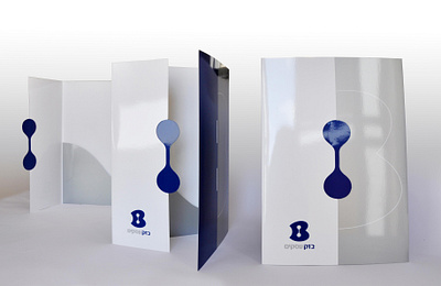 Bezeq Business folder design adobe indesign business design die cut diecut folder folder design graphic design graphicdesign print print design