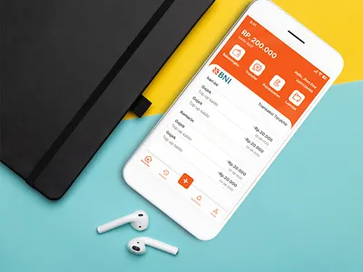 BNI Mobile Redesign branding desain design finance app mobile app mobile design ui