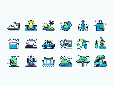 ICON PACK design icon illustration design illustrations traveling ui design user interface vector