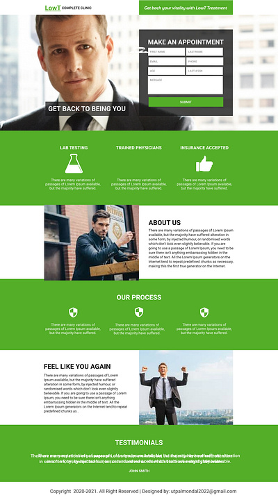 Clinic website design app branding design illustration illustrator type typography ui ux web website