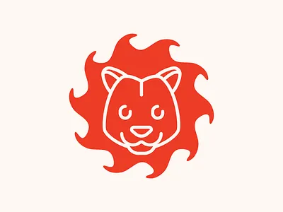 Flame Lion Games Logo & Identity branding design flat foystudio icon identity identitydesign logo logo design logotype minimal vector