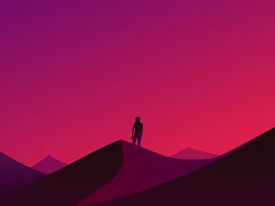 The Soul Hunt affinitydesigner art art direction artwork concept desert digital illustration digital painting drawing illustration middle east mountain sand vectorart