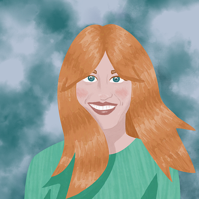 Self portrait May 2020 2020 2d 2d art artwork caricature ginger girl illustration illustration illustrator photoshop portrait portrait painting redhead selfportrait watercolor woman illustration woman portrait women in illustration