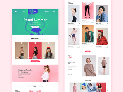 Apparel Website. design homepage landing page typography ui ux web design website