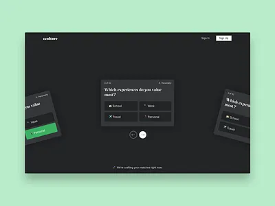 CCulture - Desktop Questions art direction color design figma graphic design product product design ui uiux ux web web design