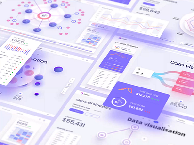 Orion UI kit - Charts templates & infographics in Figma analytic analytics chart analytics dashboard bigdata data vusialisation design orion product ui kit web