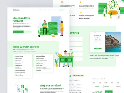 ADC - Landing Page data design interface landing page product page saas landing page saas website ui ui design ux web design webpage website