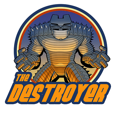 The Destroyer character comics design illustration marvel robot