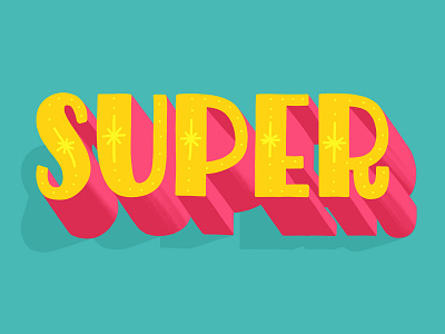 Super colourful design hand lettering handwritten illustration lettering lettering artist procreate