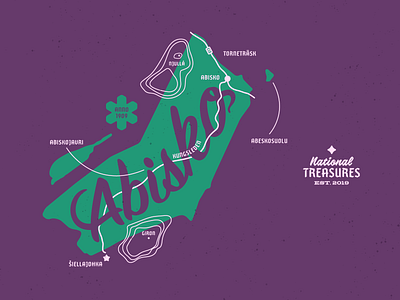 National Treasures Abisko Nationalpark (Map Mode) abisko illustration national park national treasures sweden