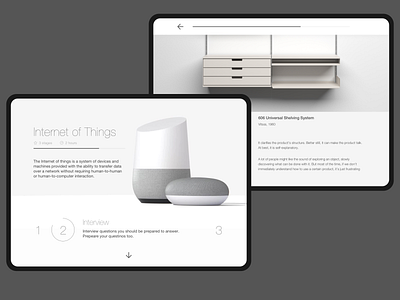 Internet of Things Course article black white industrial design internet of things ui web