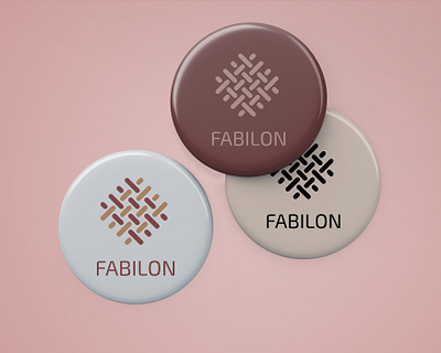 Fabilon Logo Design branding design fabric icon illustrator logo design