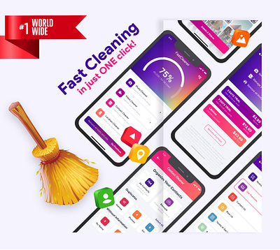 Mobile App Presentation app app design design ios mobile app mobile design ui ux vector