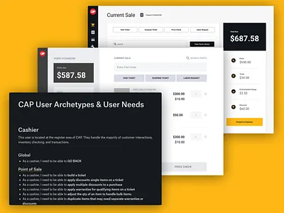 Chesterfield Auto Parts - User Needs ui user needs ux ux research uxdesign wireframes