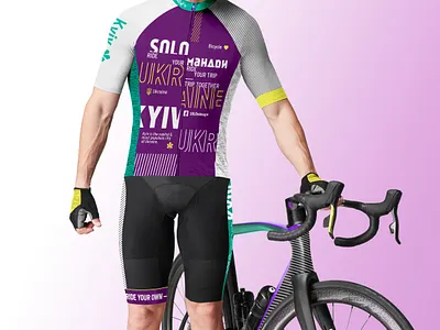 Bicycle uniform bicycle color pattern sport uniform