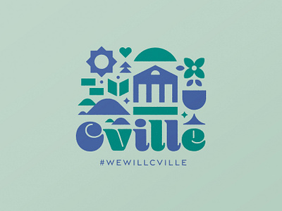 #wewillcville charity coasters illustration t shirts