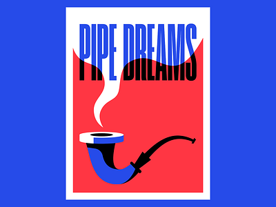 Pipe Dreams illustration pipe smoke vector