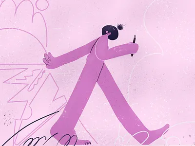 Happy almost-Friyay! art character character design colors design diseño illustration ilustración minimalist nature procreate