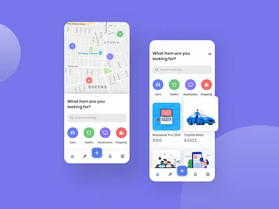 Grab It! - E-commerce App UI 2020 trend app best dribbble shot buy design ecommerce ecommerce app ecommerce design illustraion map minimal sell ui used car used product user experience user interface user interface design userinterface ux