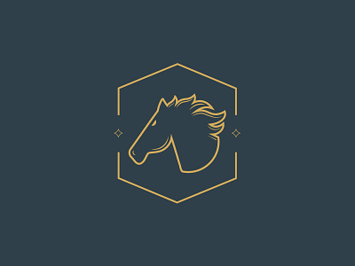 Horse animal design flat horse horse logo illustration minimal vector wild west