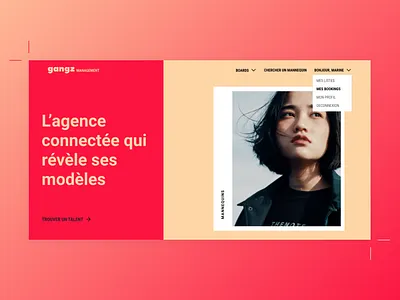 Gangz New Landing Page branding design illustration landingpage minimal minimalist ui ux website