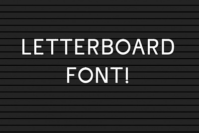 LETTERBOARD FONT font fonts fun letter board letterboard social media font trendy design trendy letterboard