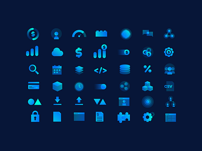 saas icons billing iconography icons iconset saas software