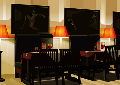 Boncafe tables 051420 adobe adobeillustrator art boncafe booking design dribbble illutrator instagram vector