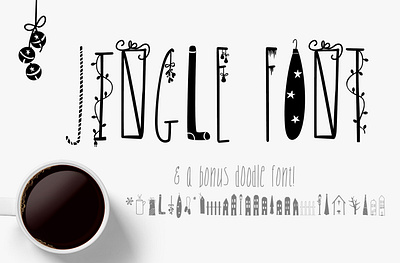 Jingle Font for Christmas Lovers christmas christmas doodle art christmas doodle art doodle font doodleart font jingle