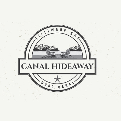 CANAL HIDEAWAY LOGO brand identity branding business cards business logo company brand logo company logo design icon logodesign typography