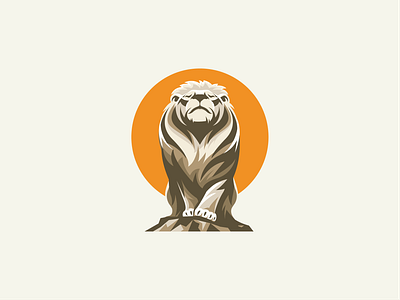 Live & Dare adobe illustrator graphic design illustration lion logo design meditation vector