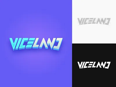Viceland Logo 2d animation branding concept design illustration logo typography vector