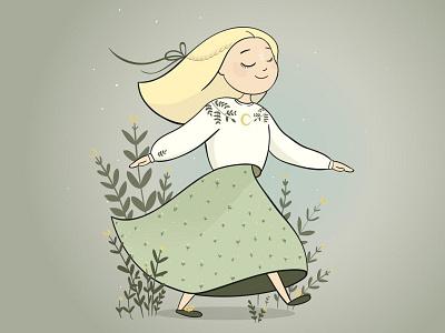 Moon's girl 2d art art bookdesign bookillustration character design characters design digital digital art digitalart illustraion illustrator procreate vector vectorart