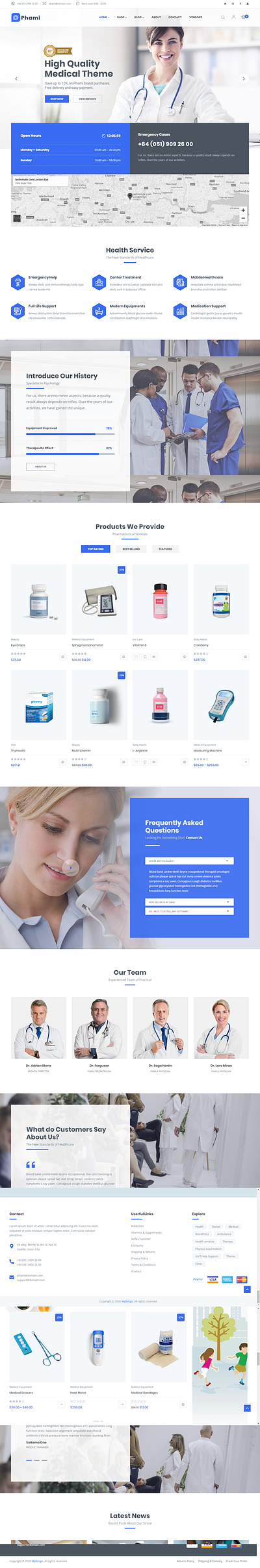 I will design a wordpress Medical & Health WooCommerce Theme health theme mobile friendly website website website design woocommerce theme wordpress medical theme wordpress medical theme