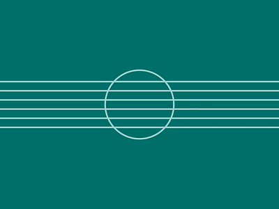 Pluck after effects animation aqua audio blue circle green guitar line minimal motion design music music art pluck simple sound string teal