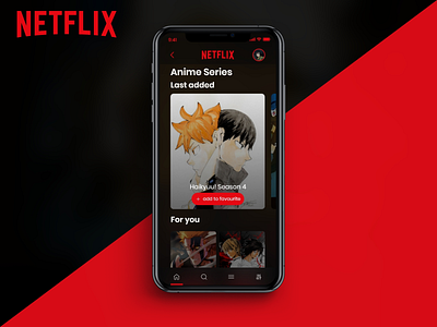 Netflix adobexd anime series blur ui dark theme dark ui design hbo hbo max mobile app design mobile ui netflix netflix series ui ux web