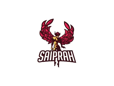 Saiprah adipe branding design esport logo logo a day logo design logo designer logo mark logodesign logos logotype mascot wings